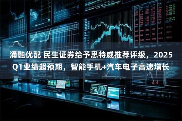 涌融优配 民生证券给予思特威推荐评级,2025Q1业绩超预期,智能手机+汽车电子高速增长