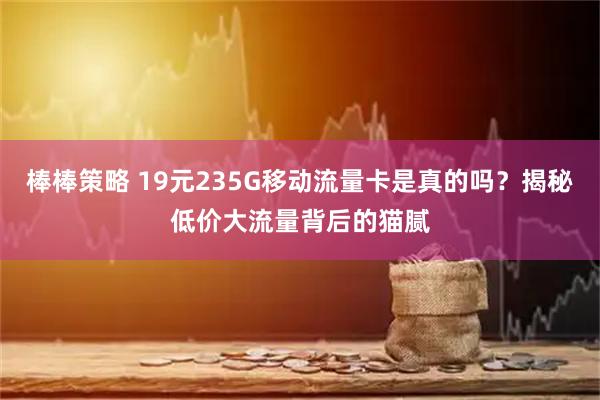 棒棒策略 19元235G移动流量卡是真的吗?揭秘低价大流量背后的猫腻