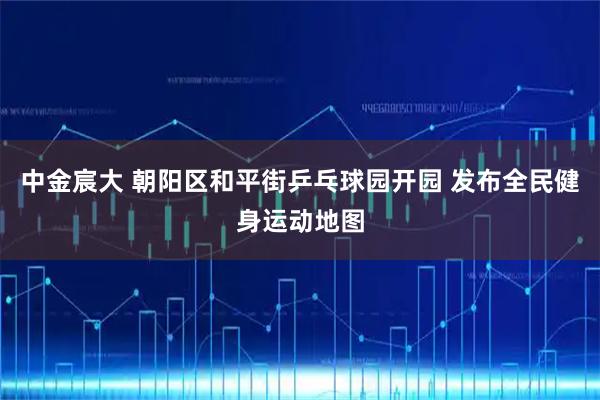 中金宸大 朝阳区和平街乒乓球园开园 发布全民健身运动地图