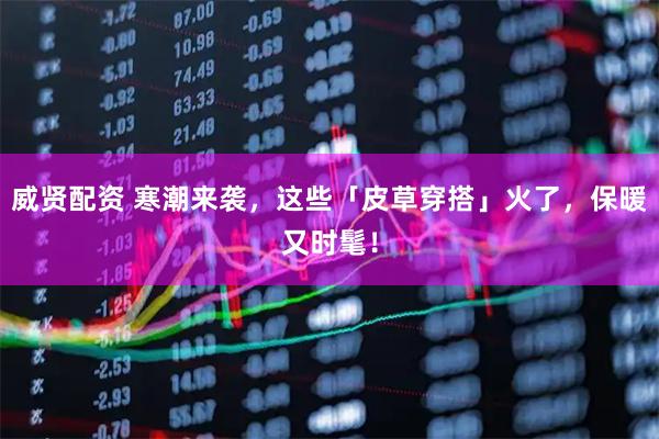 威贤配资 寒潮来袭，这些「皮草穿搭」火了，保暖又时髦！