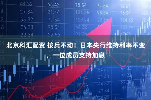 北京科汇配资 按兵不动！日本央行维持利率不变，一位成员支持加息