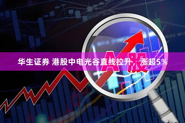华生证券 港股中电光谷直线拉升，涨超5%